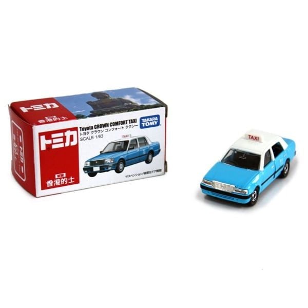  Mô hình xe Toyota Crown Comfort Hong Kong Macau Taxi - Blue No.51 tỉ lệ 1:62 Tomica 453130 