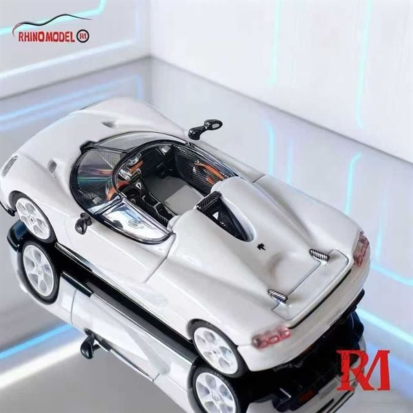  Mô hình xe Koenigsegg CC850 mở được mui và nắp máy sau tỉ lệ 1:64 Rhino model RM OT64393 