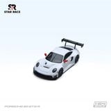  Mô hình xe Porsche GT3 R white racing tỉ lệ 1:64 Star race SR64044 