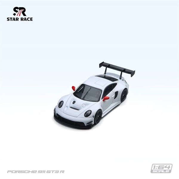  Mô hình xe Porsche GT3 R white racing tỉ lệ 1:64 Star race SR64044 