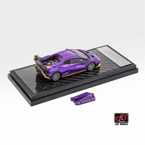  Mô hình xe Lamborghini Huracan STO mở được nắp máy sau tỉ lệ 1:64 LCD Model LCD64043 