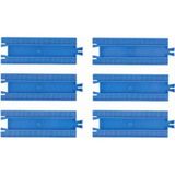  Phụ kiện đường ray dành cho hệ thống tàu điện đồ chơi Plarail R-01 1/2 Straight Rail x6 Takara Tomy 111306 