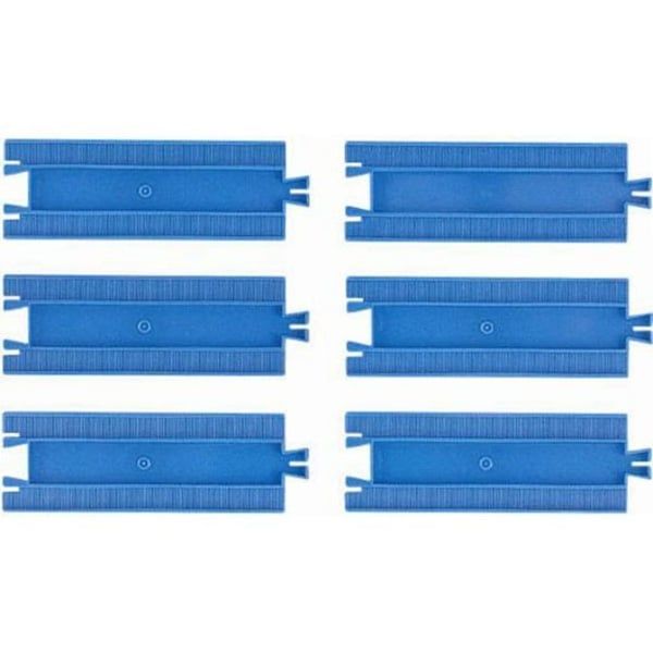 Phụ kiện đường ray dành cho hệ thống tàu điện đồ chơi Plarail R-01 1/2 Straight Rail x6 Takara Tomy 111306 