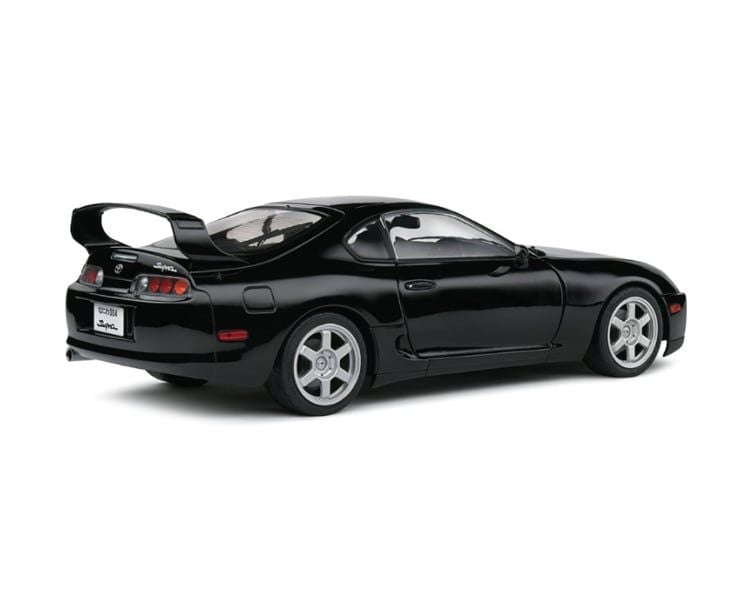  Mô hình xe ô tô Toyota Supra MK4 (A80) Astral black 1993 tỉ lệ 1:18 Solido model S1807606 