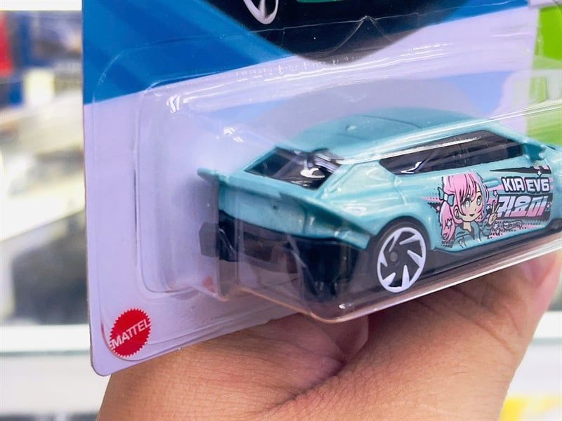  Mô hình xe tải Custom KIA EV6 Fantasy Hotwheels kim loại có bản quyền chính hãng tỉ lệ 1:64 C4982-FA 
