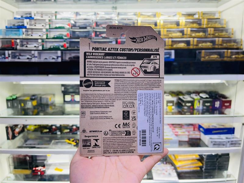  Mô hình xe Pontiac Aztek custom Grey Hotwheels kim loại có bản quyền chính hãng tỉ lệ 1:64 C4982-PT 