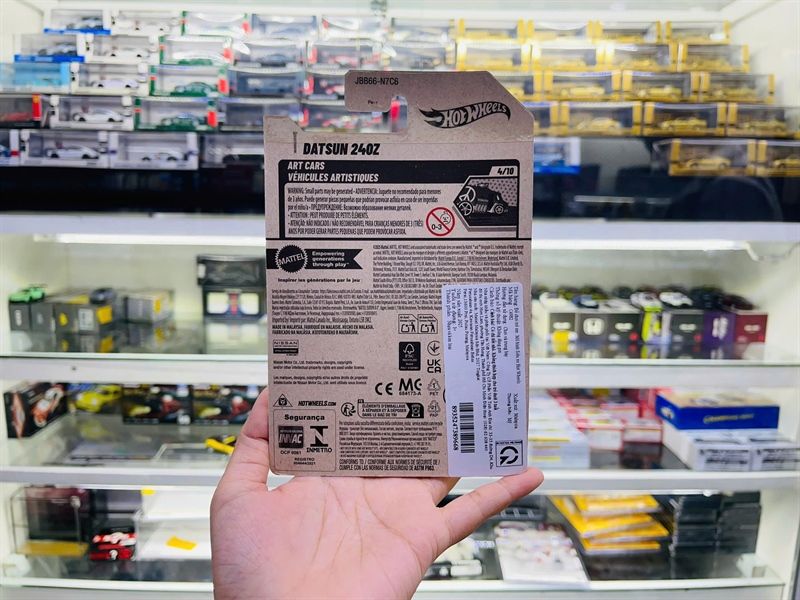  Mô hình xe Nissan Datsun 240Z Hotwheels kim loại có bản quyền chính hãng tỉ lệ 1:64 C4982-NI 