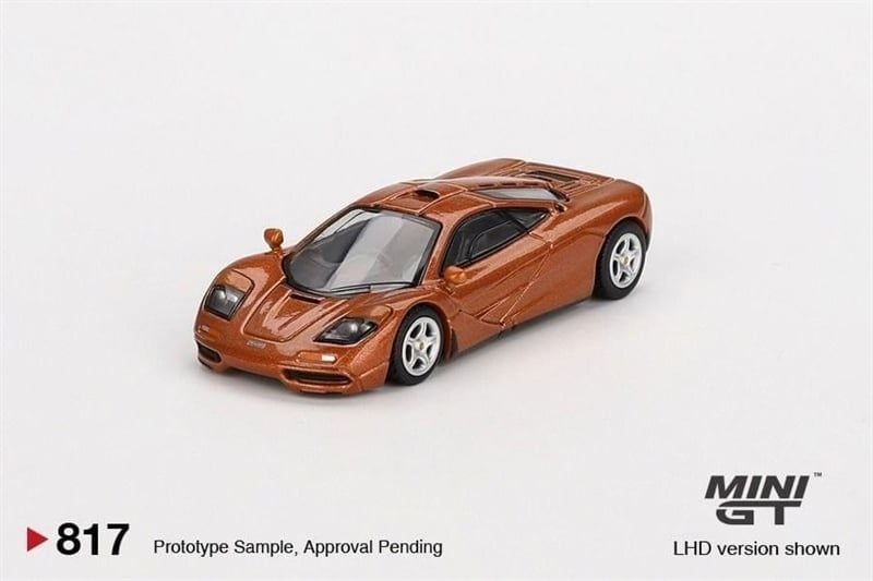  Mô hình xe Mclaren F1 Yquem orange bản card tỉ lệ 1:64 MiniGT MGT00817 