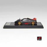  Mô hình xe Pagani Imola Matte Black carbon with Italian flag tỉ lệ 1:64 LCD Model LCD64041-MBCI 
