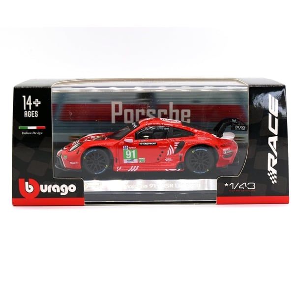  Mô hình xe Porsche 911 Rsr Gt tỉ lệ 1:43 Bburago 18-38308 
