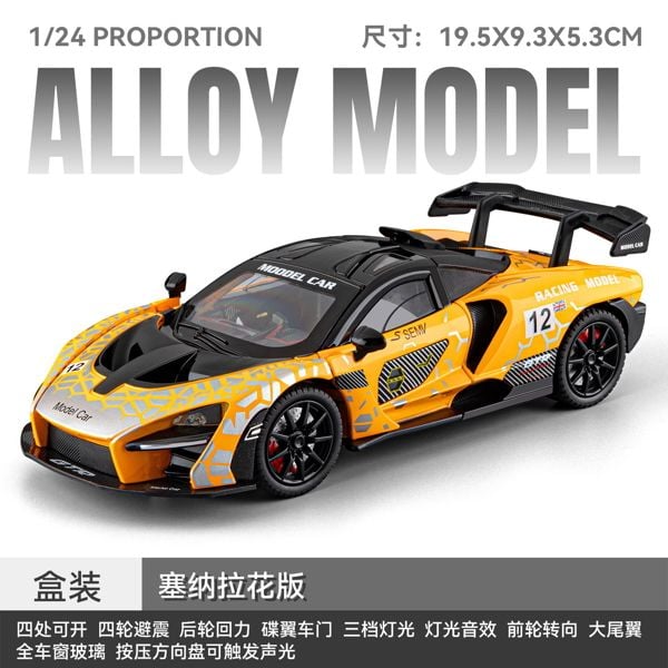  Mô Hình Xe McLaren Senna GTR Full Open Tỉ lệ 1:24 Chezi Model CZ24512 