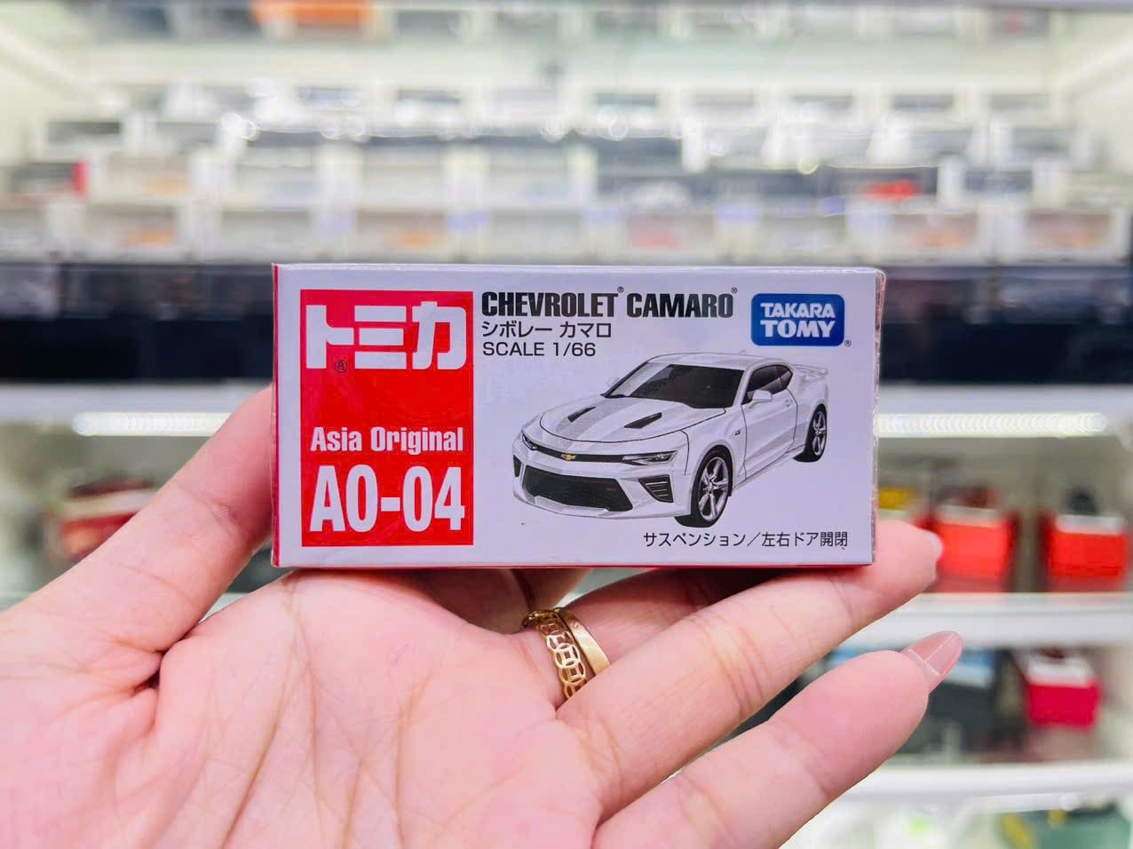  Mô hình xe Chevrolet Camaro Asia Original AO-04 tỉ lệ 1:66 Tomica 903987 