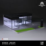 Hộp trưng bày mô phỏng showroom Mazda Dealership kích thước 30cm x 30cm x 11.5cm tỉ lệ 1:64 Moreart MO936018 
