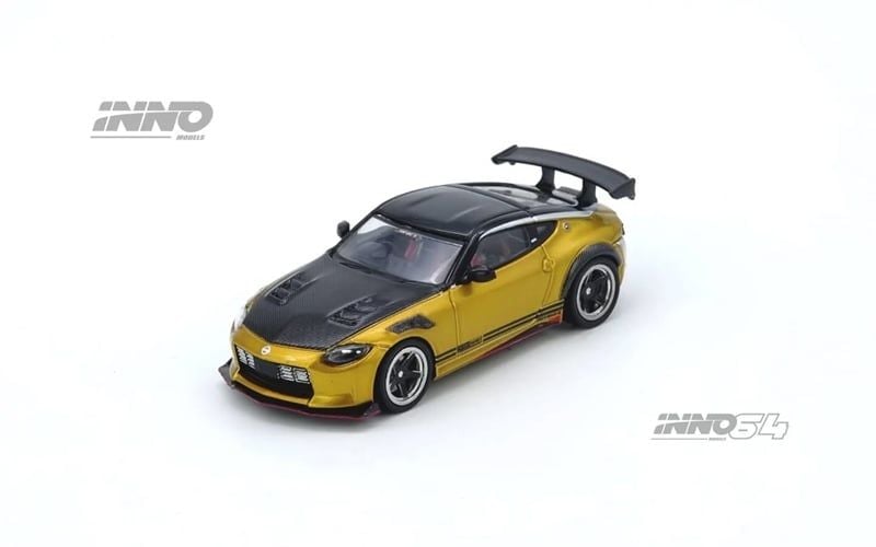  Mô hình xe ô tô Top Secret Fairlady Z (RZ34) Gold tỉ lệ 1:64 Inno64 IN64-400ZTS-GOLD 