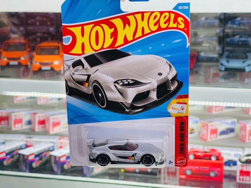  Mô hình xe Toyota '20 GR Supra Hot Wheels kim loại có bản quyền chính hãng tỉ lệ 1:64 C4982-TOYO 