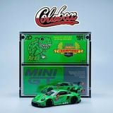  Hộp trưng bày mica cho xe Porsche 911 GT3 Rexy #77 AO racing 2024 IMSA Daytona 24 Hrs GTD MiniGT có khung ảnh tỉ lệ 1:64 Colabox 889 PKC 