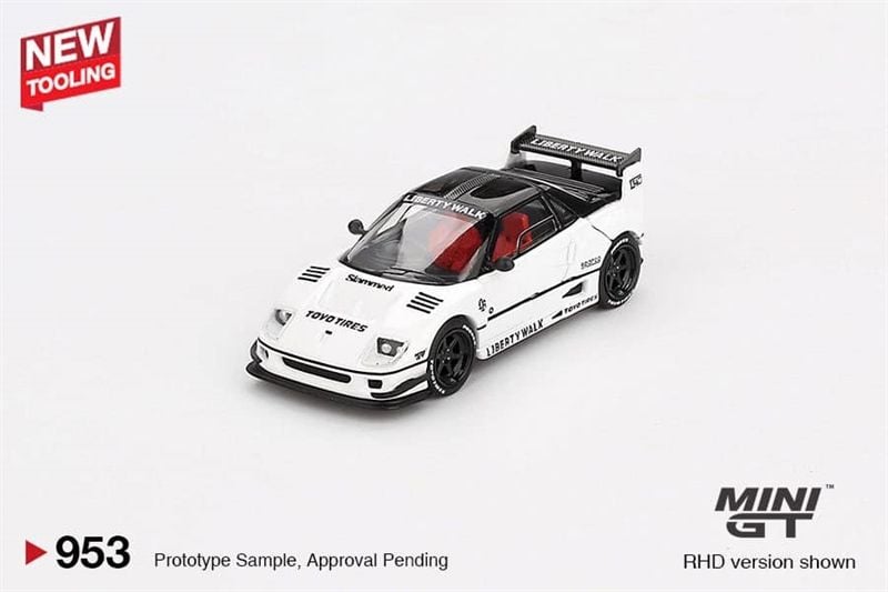  [Hàng Loose] Mô hình xe Mazda AZ-1 Liberty Walk LB40 White 2024 Tokyo Auto Salon tỉ lệ 1:64 MiniGT MGT00953-CH 