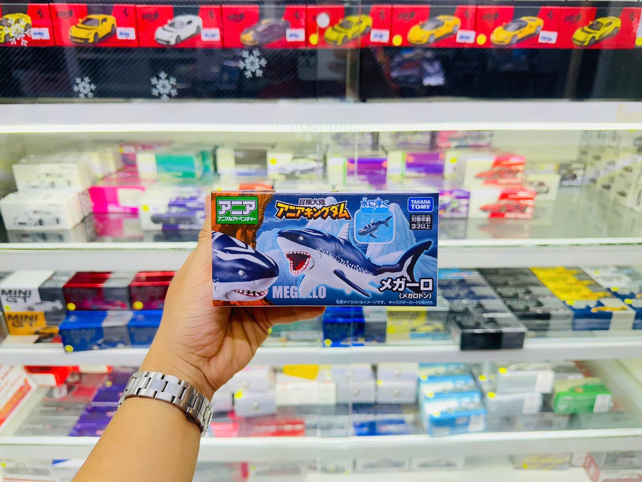  Mô hình động vật cá mập Megalodon Ania AL Kingdom Takara Tomy 911555 