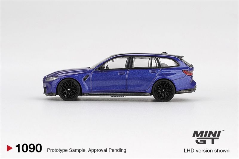 Mô hình xe BMW M3 Competition Touring Portimao Blue Metallic bản card tỉ lệ 1:64 MiniGT MGT01090 HAVE CHASE 