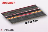  Phụ kiện thảm sa bàn chống trượt mô phỏng diorama đường đua F1 kích thước 100x50 cho mô hình xe 1:64 Autono1 PT031 
