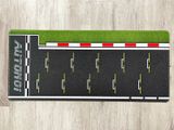  Diorama mô phỏng mặt đường - bãi đỗ xe - pit race in PP cán mờ chống nước bụi bẩn kích cỡ 90x40cm tỉ lệ 1:64 Autono1 DR602 