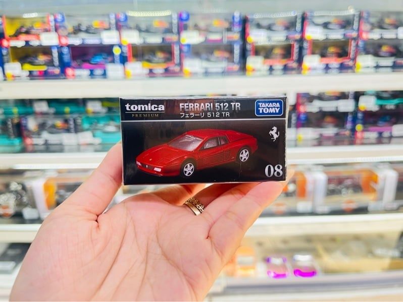  Mô hình xe Ferrari 512TR 26 No.08 tỉ lệ 1:64 Tomica Premium 92513 