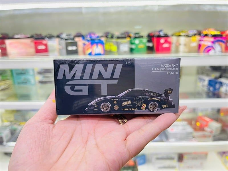  [Hàng Loose] Mô hình xe ô tô MAZDA RX-7 LB-Super Silhouette FD-NILES tỉ lệ 1:64 MiniGT MGT01101L 