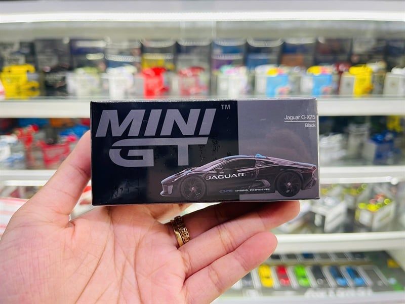 [Hàng Loose] Mô hình xe Jaguar C-X75 Black tỉ lệ 1:64 MiniGT MGT01070 