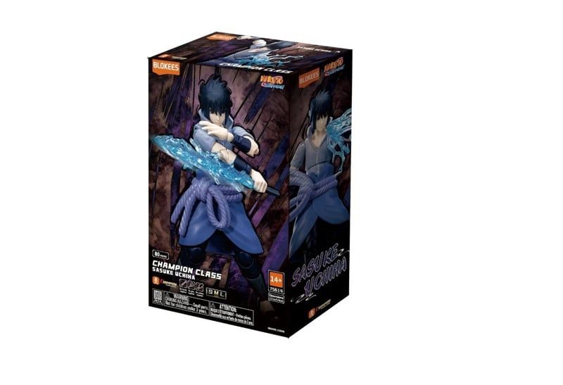  Mô hình lắp ráp Blokees Naruto Shippuden Figures CC04-Sasuke Uchiha 75614 