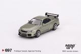  [Hàng loose] Mô hình xe ô tô Nissan Skyline GT-R (R34) Tommykaira R-z Millenium Jade tỉ lệ 1:64 MiniGT MGT00697 