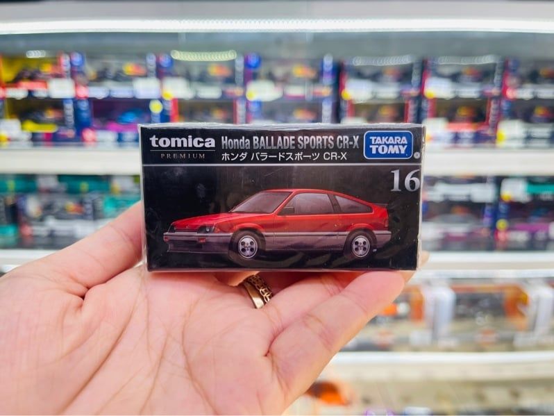  Mô hình xe HOnda CR-X No.16 tỉ lệ 1:64 Tomica Premium 936435 