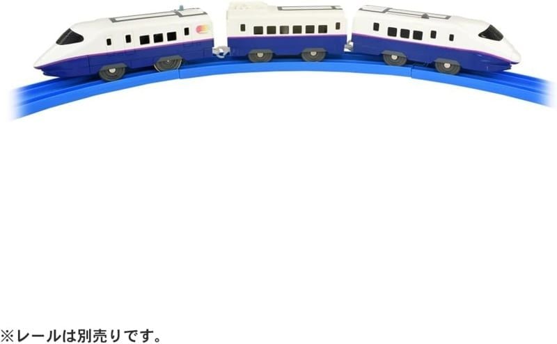  Mô hình xe tàu cao tốc JR East E2 Kei Shinkansen Plarail S-08 chạy pin Takara Tomy 811893 