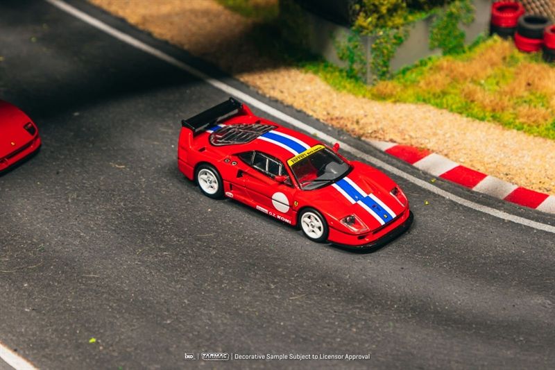  Mô hình xe Ferrari F40 LM Red tỉ lệ 1:64 Tarmac Works T64-075-RE2 