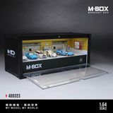  Mô hình nhà để xe ngầm xoay L-Type có đèn kích thước 30x12.5x13cm tỉ lệ 1:64 của MBOX MB400323 