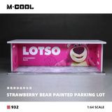  Hộp trưng bày mô phỏng dirorama parking lot Bear Lotso tỉ lệ 1:64 M-cool MoreArt MC914932 
