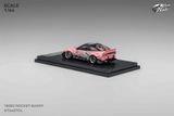  Mô hình xe Nissan 180SX Rocket Bunny pink tỉ lệ 1:64 Micro Turbo MT6407C4 