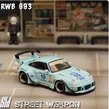  Mô hình xe Porsche RWB 993 tỉ lệ 1:64 Street Weapon SW6417007 
