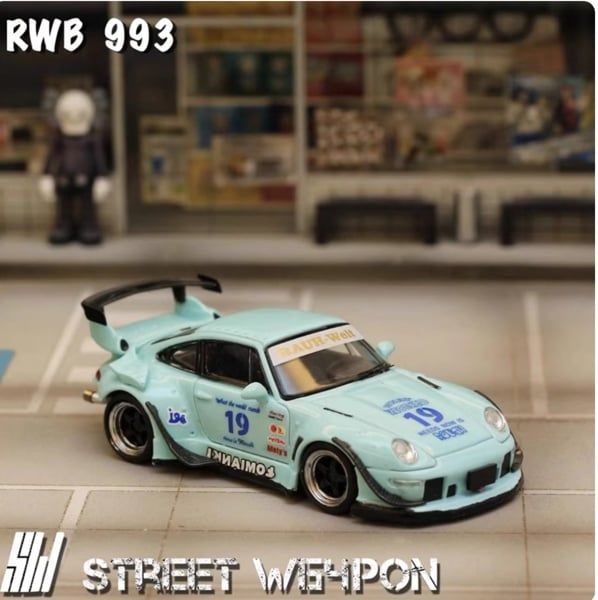  Mô hình xe Porsche RWB 993 tỉ lệ 1:64 Street Weapon SW6417007 
