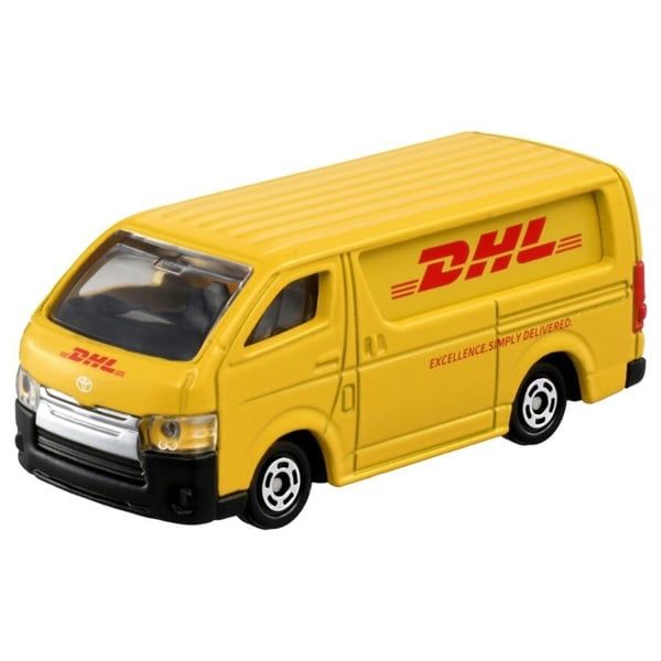  Mô hình xe van chở hàng DHL Delivery car No.102 tỉ lệ 1:64 Tomica 223993 