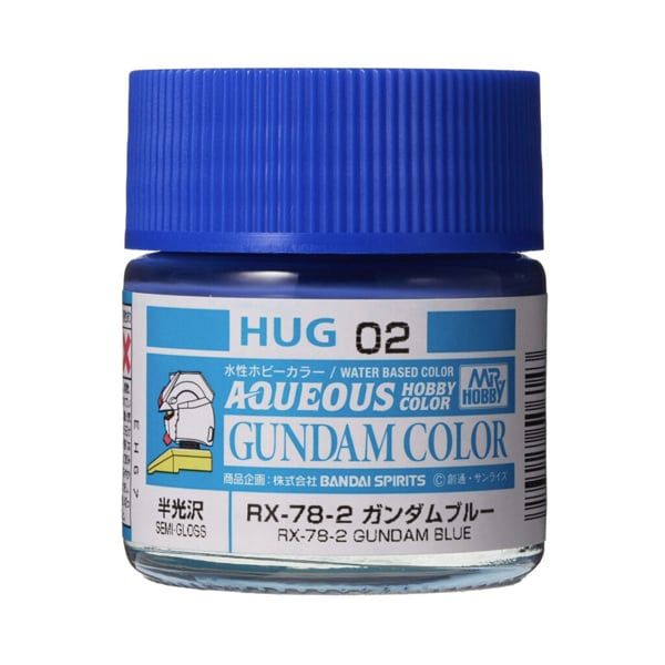  Aqueous HUG02 blue sơn mô hình màu xanh dương dòng RX-78-2 Gundam 10ml Mr.Hobby HUG02 