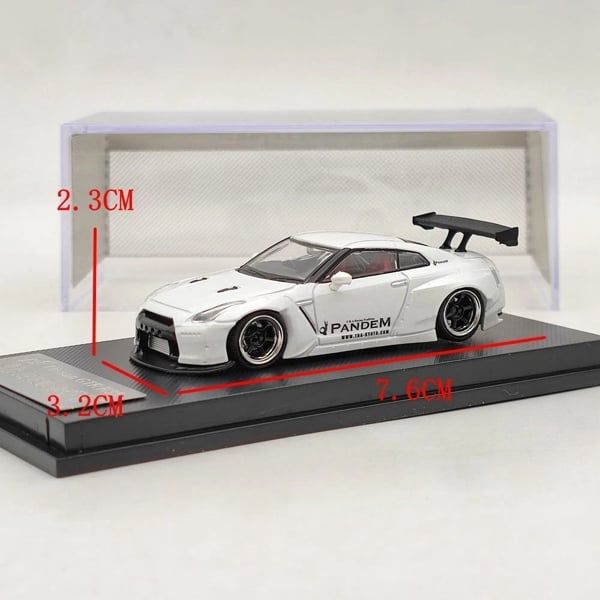  Mô hình xe Nissan GTR R35 Rocket Pandem tỉ lệ 1:64 Lang Feng model 43-GTR35-2 