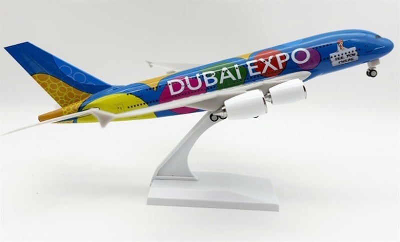  Mô hình máy bay Be part of the magic Dubai expo 2021-2022 Airbus A380 30cm MB30019 