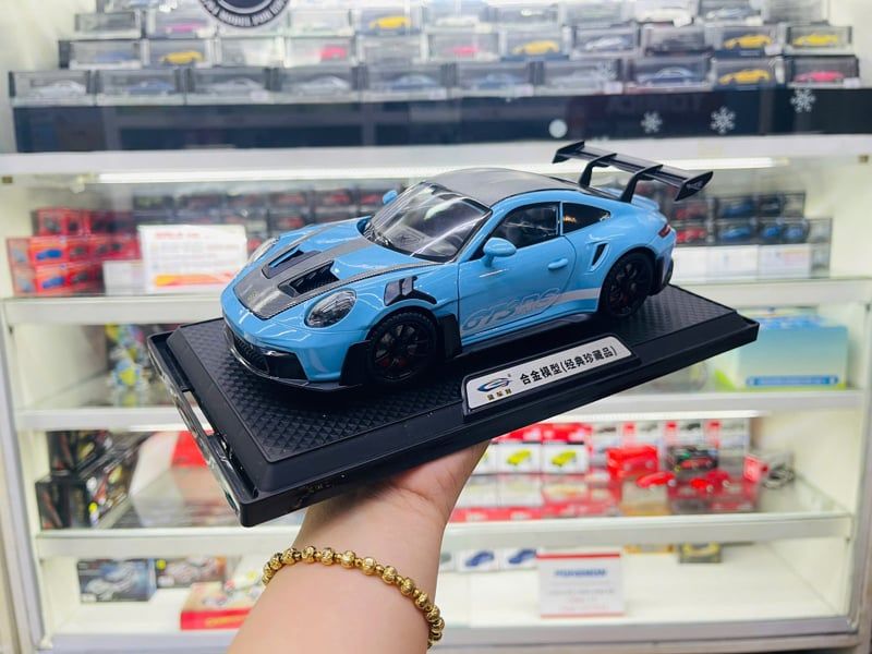  Xe ô tô mô hình bằng hợp kim và nhựa Pors 911 GT3 RS  Tỉ Lệ 1:24 Alloy model OT24136 