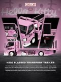  Mô hình xe H300 HELLO KITTY Flatbed Transport tỉ lệ 1:64 Cool Car CC647221 