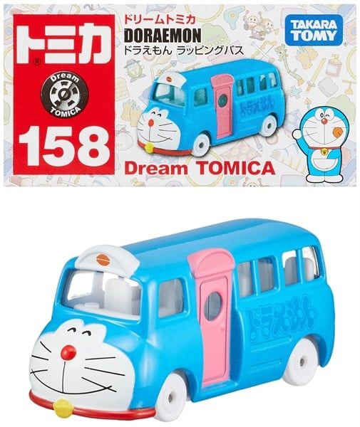  Mô hình xe No.158 Doraemon Wrapping Bus tỉ lệ 1:65 Tomica 186359 