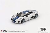  [Hàng loose] Mô hình xe Jaguar C-X75 Silver tỉ lệ 1:64 MiniGT MGT00960 