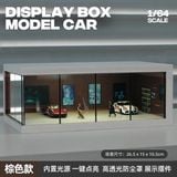  Hộp trưng bày mô phỏng phòng trưng bày xe có led 29x16x6.5 SHOU CANG JIA tỉ lệ 1:64 SCJ423A 