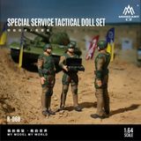  Mô hình nhân vật figure set 3 lính mặt đất Special Operations Tactical Doll Set Simulation Resin tỉ lệ 1:64 MoreArt MO223068 