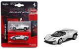  Mô hình xe Ferrari Daytona Sp3 white - Speed Icon bản card tỉ lệ 1:64 Maisto 15710 