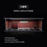  Hộp trưng bày mô phỏng dirorama garage Vintage Red Brick Wall tỉ lệ 1:64 M-cool MoreArt MO914081 